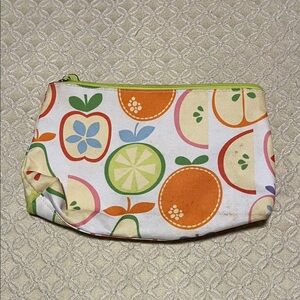 Colorful Fruit Patterned Pouch
